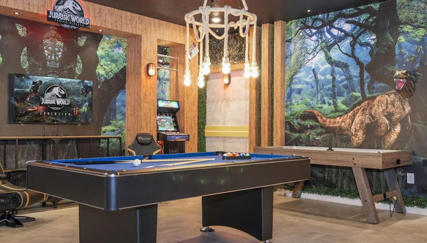 Family Villa Private Pool Spa & Arcade Sleeps 22 - Foto 5, Habitación