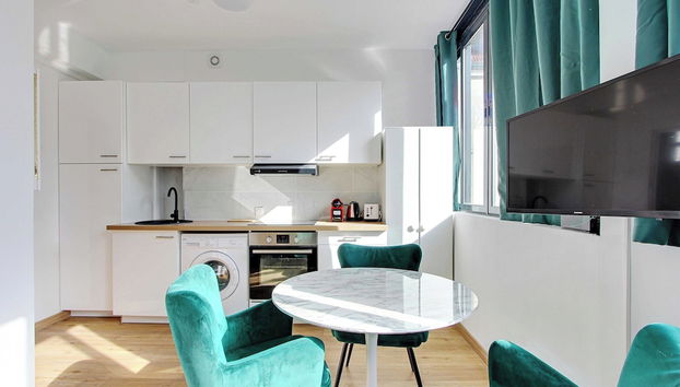 Cosy Studio - 2P - Parc de Belleville - Foto 2, Cocina privada