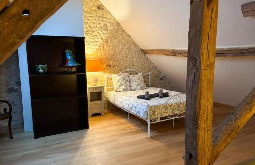 Manoir XV et Grange avec Piscine chauffée privée - Foto 44