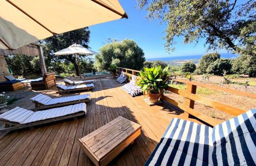 Maison de maître en pierre de 1831 avec vue sur la mer à Porticcio - Foto 9