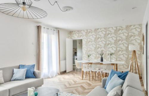 Parking Gratuit - 15mn Paris - 5mn à pied Gare Epinay Villetaneuse - Terrasse - Jardin - De 1 à 10 personnes - Stade de France - Casino d'Enghien - Hippodrome, Université - Foto 10