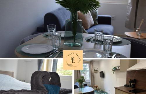 Élégant T2 à Bron, Tramway à 2min, Box Parking, 4Personnes - Foto 2