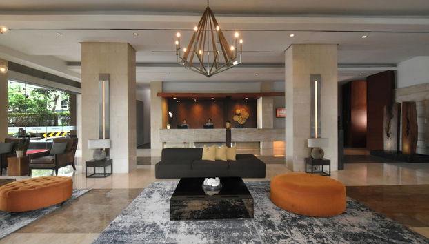 Zona de estar del vestíbulo