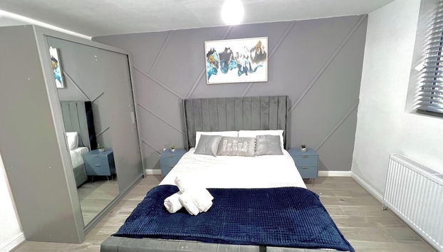 Stylish Spacious 1Bd Apt-kingbed-10min Heaton Park - Foto 3, Habitación