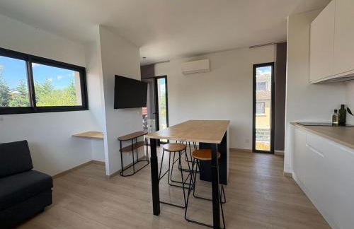 Studio moderne avec terrasse proche de Lyon - Foto 7