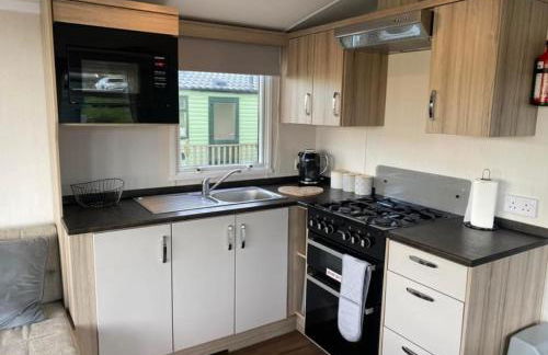 Experience Coastal Bliss in Our Modern 2019 Sea Viev 2 Bedroom static caravan at Clarach Bay Holiday Village! - Foto 10