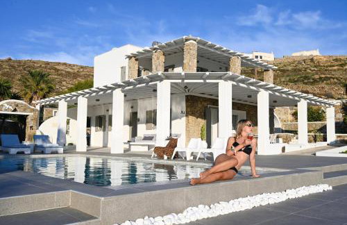 Villa "Kalli" with private pool - beachfront - Kalo Livadi - Foto 8