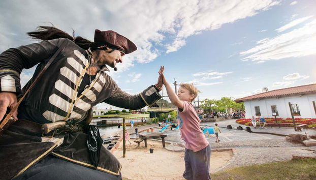 Meeting some of the friendly characters