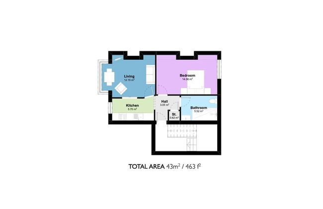 The Grove Apartment With Free on Street Parking - Foto 17