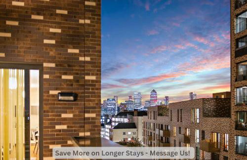 Modern 3-Bed Penthouse with Terrace & Gym, Near Canary Wharf, Weekly deals - Foto 2