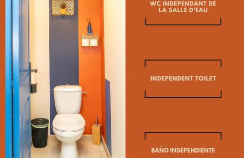 L'Aparté T2 Relax & Cosy en Toscane occitane-Gaillac hypercentre - Foto 13