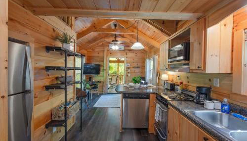 Thomas Cabin Forest Tiny Cabin With Hot Tub - Foto 5