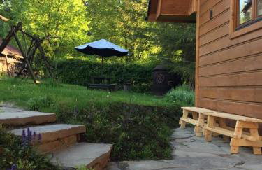 Chatka z sauną nad rzeką - Foto 11