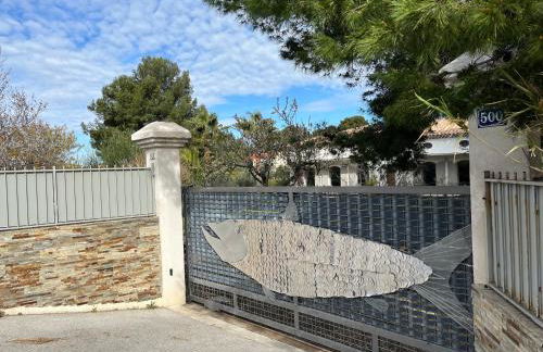 Le poisson qui recule - Maison et piscine dans parc arboré proche mer - Foto 2
