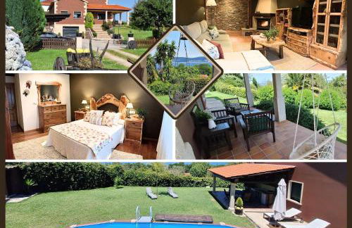 Chalet Rural Toñita 400 m playa piscina barbacoa chimenea - Foto 5