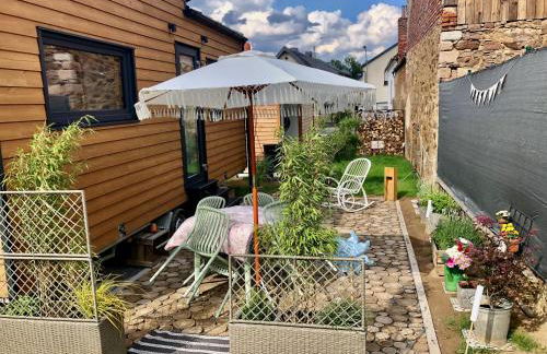 Tiny House mit Saunafass und Garten - Foto 29