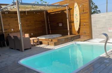 Casa com piscina e hidro, a 8 min da praia do sonho, Palhoça - Foto 1