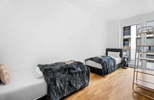 EXQUIS Luxus 2BR Apartment FRITZ I Balcony I Mercedes & US Army I Parking I Stuttgart - Foto 8