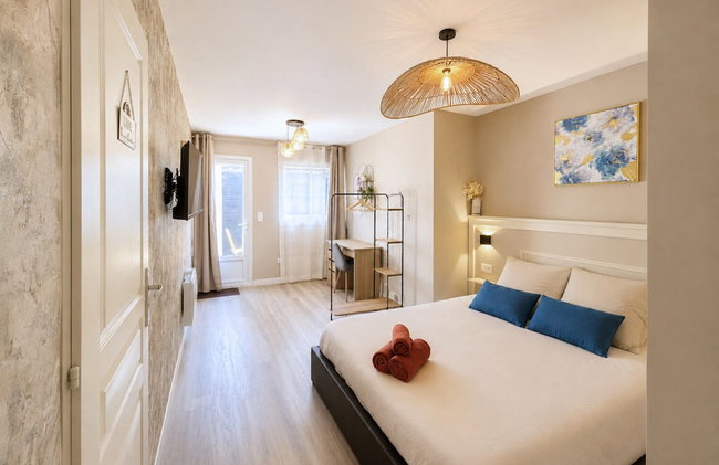 L'Horizon Bleu - Appartement 4 chambres avec cour au centre Bourbourg - Foto 19