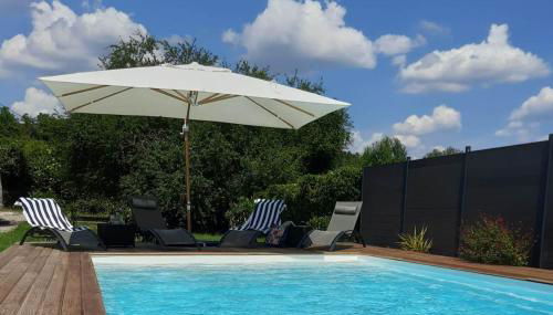 The Railway Cottage at Montazels - Foto 4, sunbed, Garden view