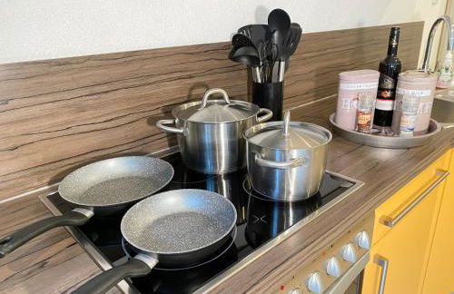 2 Zimmer Apartment, 70 qm, max 4 Pers, private Terasse, Parkplatz, Internet 250 MBit - Foto 14