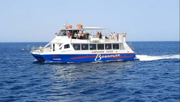 Durante il giro in barca