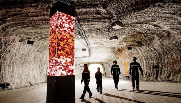 Explorando las minas de sal