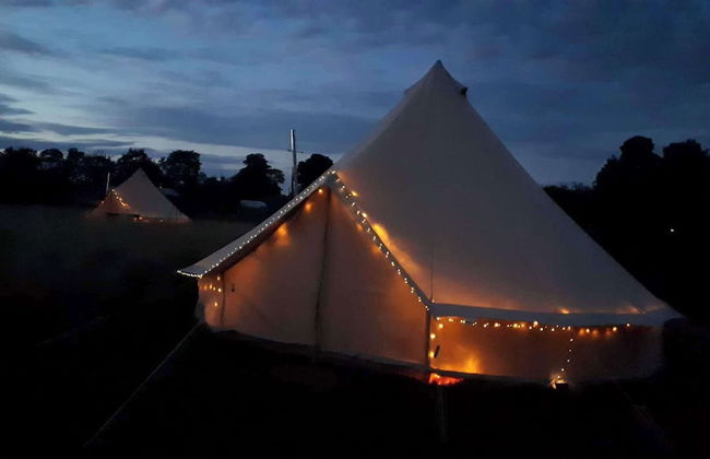 Chestnut 6m xl Bell Tent, log Burner, nr Whitby - Foto 3