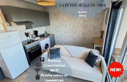 Small Bubble in Toulouse, France T2-Parking-1KmMetro-WiFi-Cosy - Foto 1