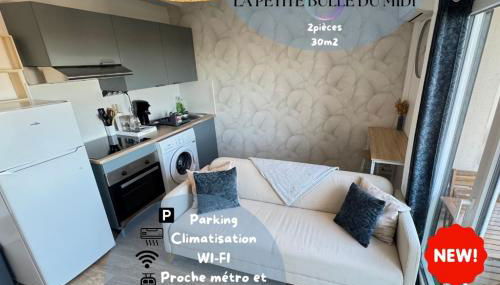 Small Bubble in Toulouse, France T2-Parking-1KmMetro-WiFi-Cosy - Foto 1