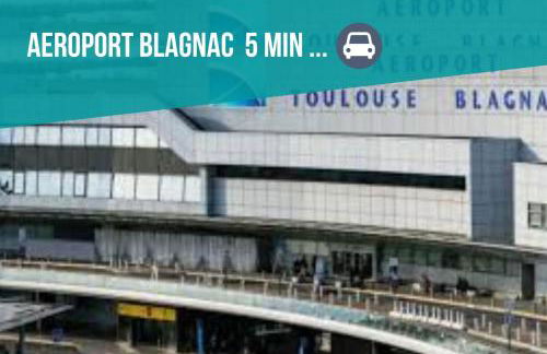 Hometimal Blagnac - T2 - Free Parking - Terrasse - Jardin - Foto 24