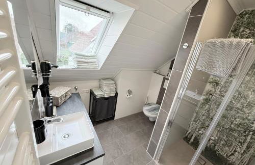 Ferienwohnung Haus Moorblick Garten mit Terrasse Netflix E-Kamin Thermomix - Foto 16