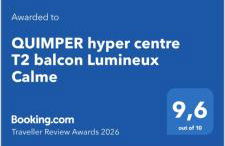 QUIMPER hyper centre T2 balcon Lumineux Calme - Foto 2