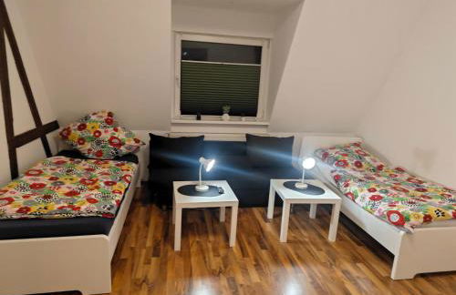 Lüdenscheid Work and Stay 3 Schlafzimmer 6 Betten Küche Bad Innenstadt - Foto 26