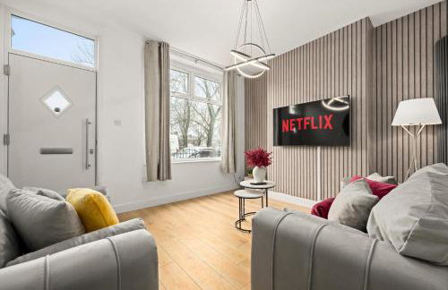 Modern and Comfy 3 Bed Manchester Home near Etihad, Coop Live Arena and Manchester City Centre - Foto 2