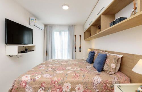 Frente Mar no Recreio com Varanda Privativa Ideal para Família - Foto 18