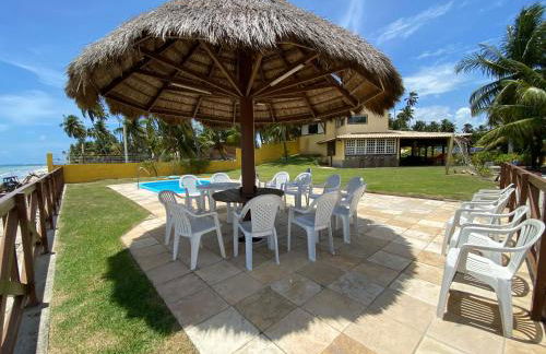 Casa à Beira Mar, piscina e 4 suítes na praia de Ipioca-Maceió-AL - Vila Ipioca - Foto 26