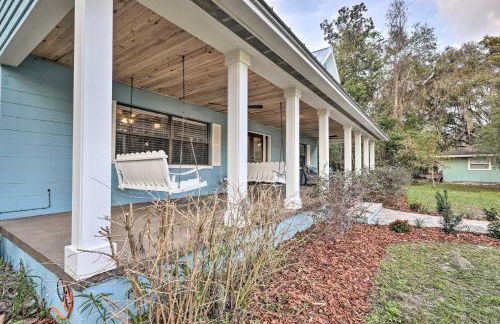 20 Mi to UF Campus Santa Fe Lake Escape with Dock! - Foto 35