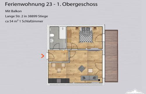 Auszeit-im-Harz Haus 5 Wohnung 23 - Foto 5
