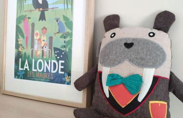 La Londe La Mer : appartement proche plages & vue superbe sur les îles d'or - Foto 23