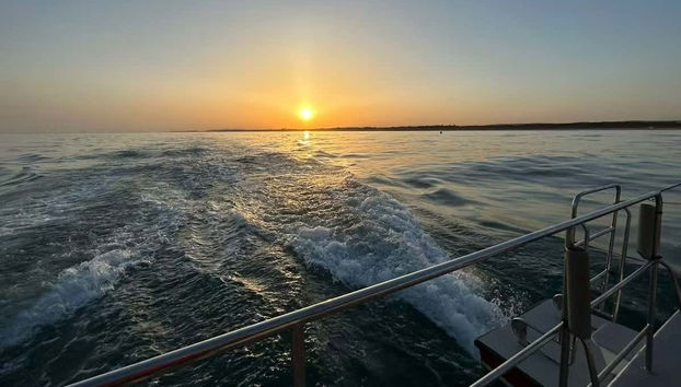 Veremos o ocaso sobre o oceano Atlântico
