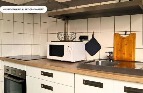 La Pause Voyage - chambre privative, gare à proximité - Foto 14