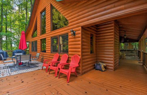 Andrews Cabin with Game Room and Covered Porch! - Foto 22