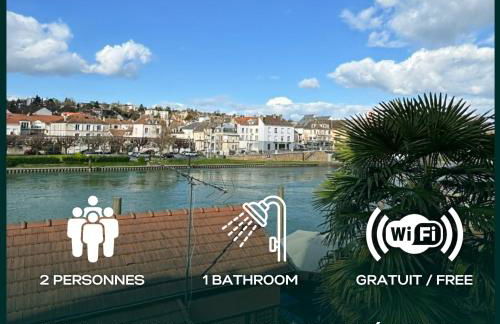 Le Cosy Lagny - Appartement Cosy avec balcon vue sur Marne - Foto 1