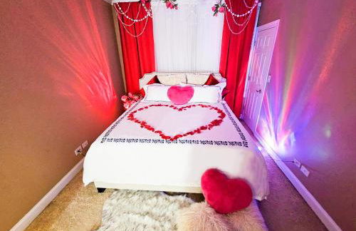 Art Downtown Fulton Market Entire 3 bedroom Home Sleep10 Private Garage Roof EV Tesla - Foto 32