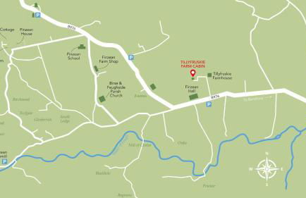 Tillyfruskie Farm Holiday Cabin, Finzean - Foto 15