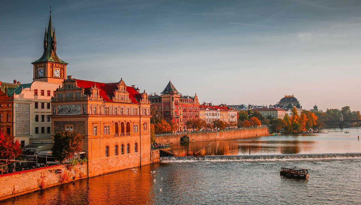 Atardeciendo en Praga