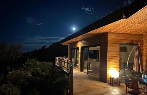 Villa l'Alpana en bois vue mer a 180 degres - Foto 31