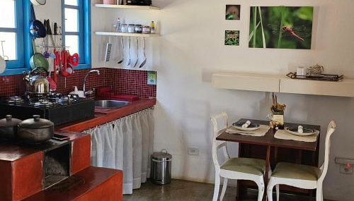 Chalé LuNê Vista para a Montanha , Banheira Imersão Externa e Lareira - Foto 5, stove