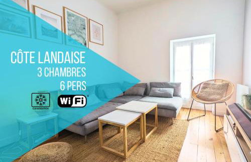 Le Cosy & Reposant, 3 étoiles, 6p, 7 min Océan & Plage, - Foto 1